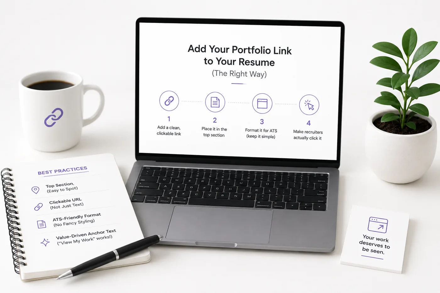 How to Add Your Portfolio Link to Your Resume (The Right Way)
