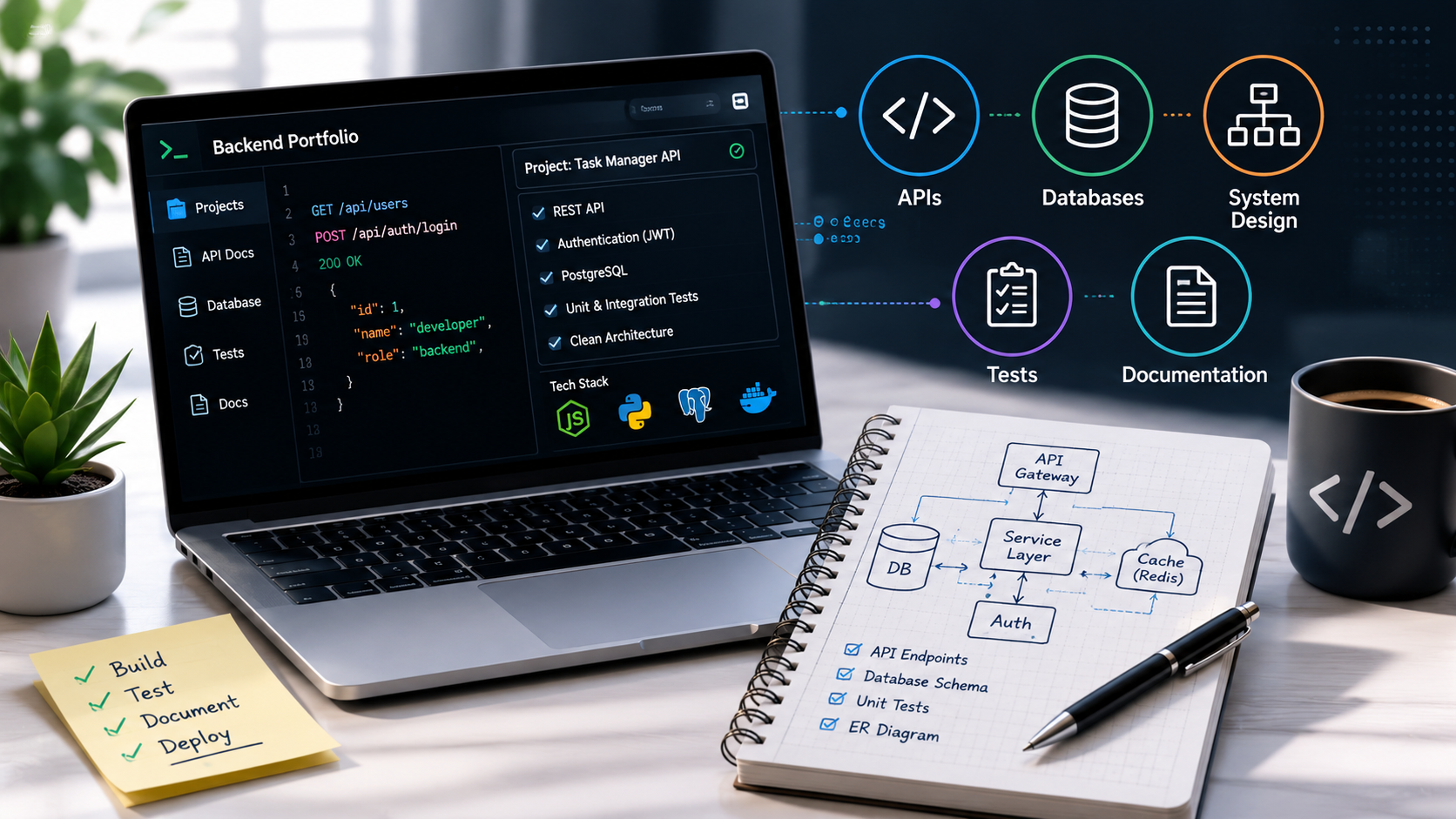 Backend Developer Portfolio Guide (2026): Make the Invisible Visible