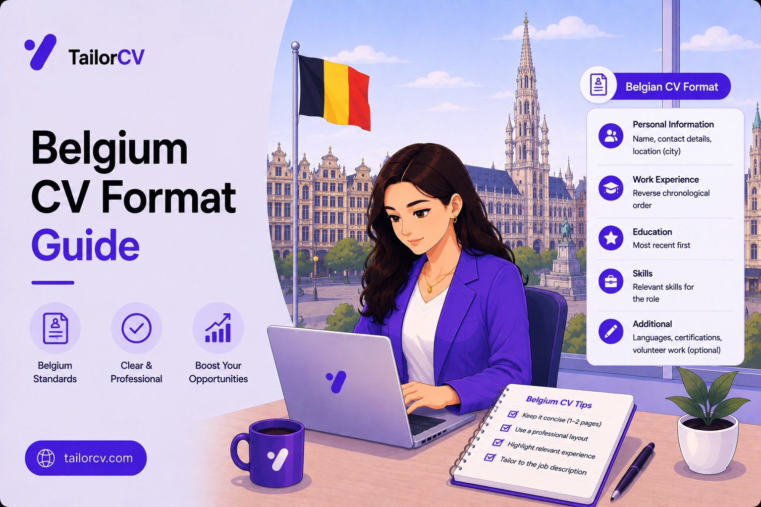 The Belgian CV Format