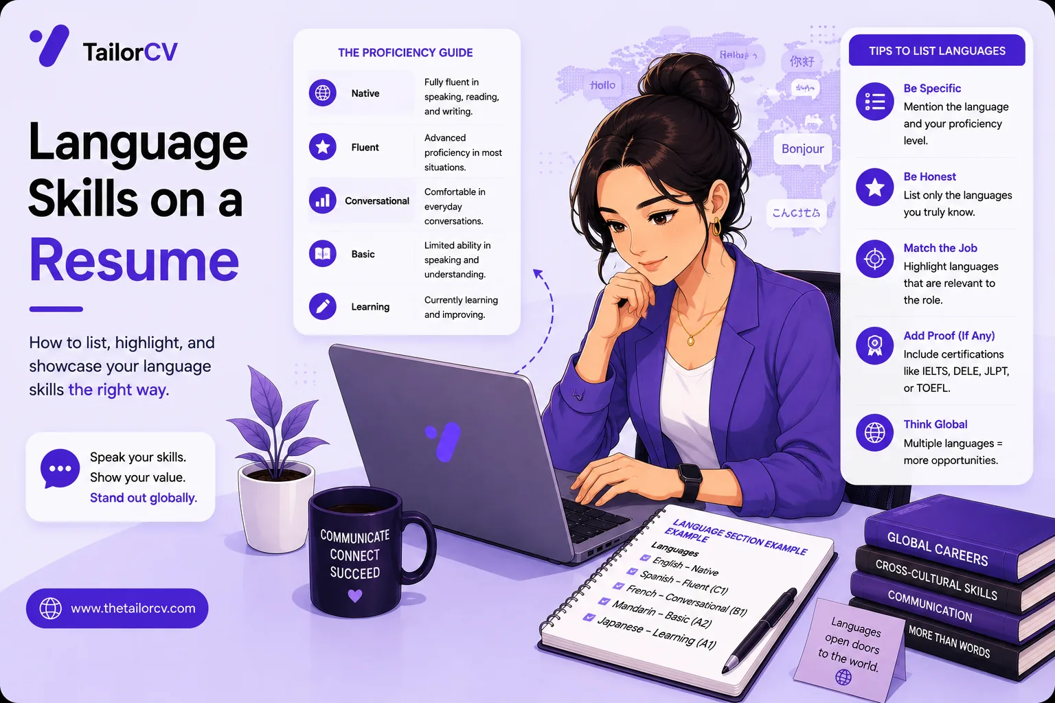 How to List Language Skills on Your Resume