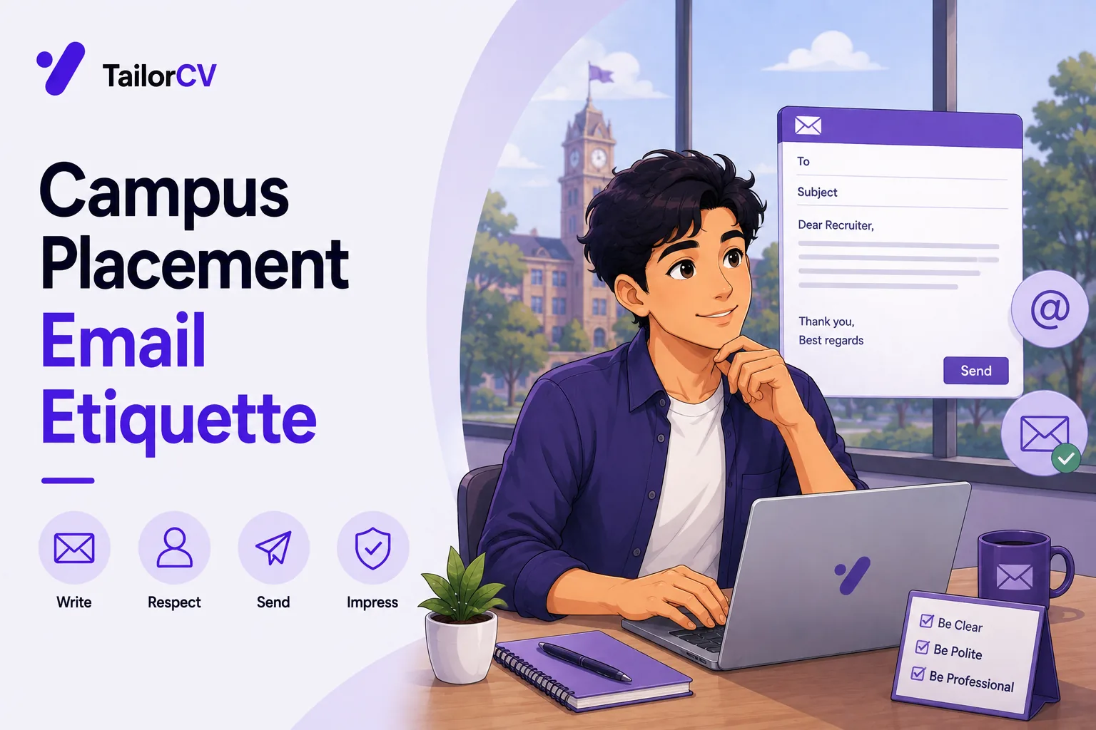 Campus Placement Email Etiquette 2026 - Templates That Get Replies