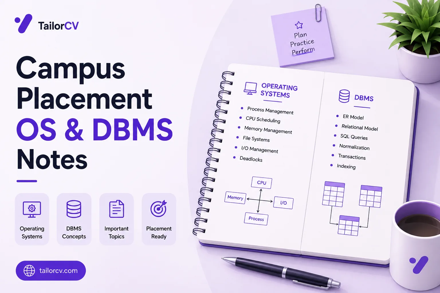 Campus Placement OS and DBMS Guide 2026 - The Questions Actually Asked