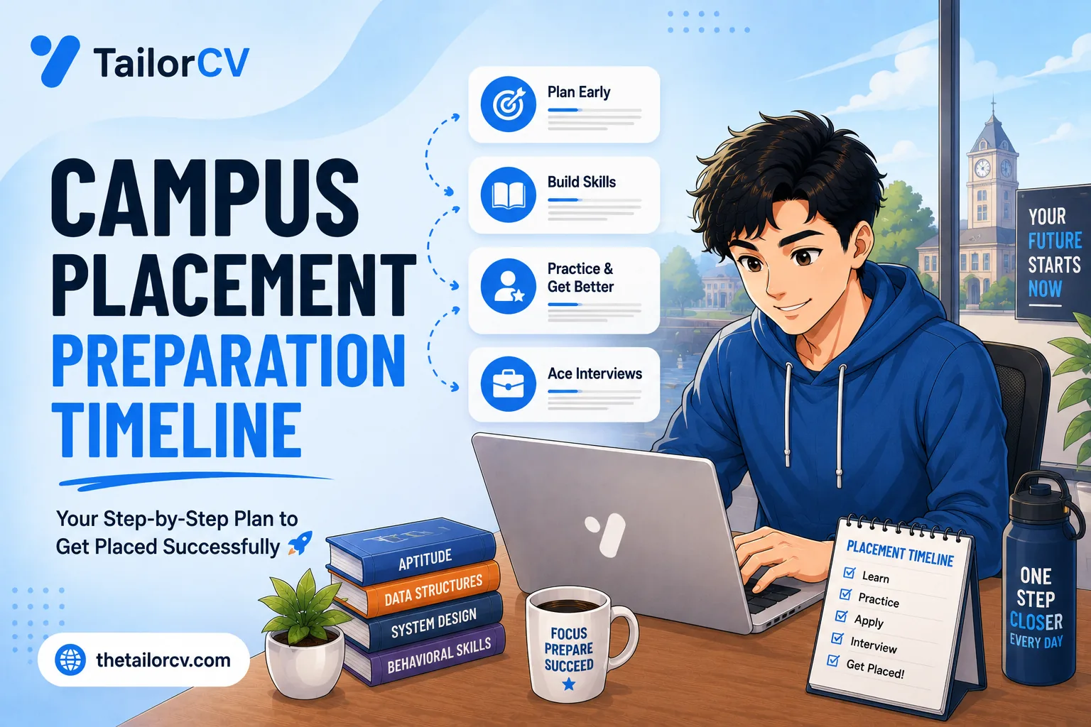 Campus Placement Preparation Timeline 2026 - Semester by Semester Plan