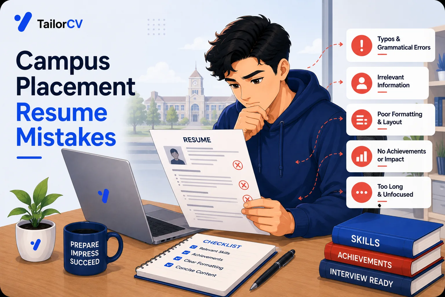 Campus Placement Resume Mistakes 2026 - What Costs Students Interviews