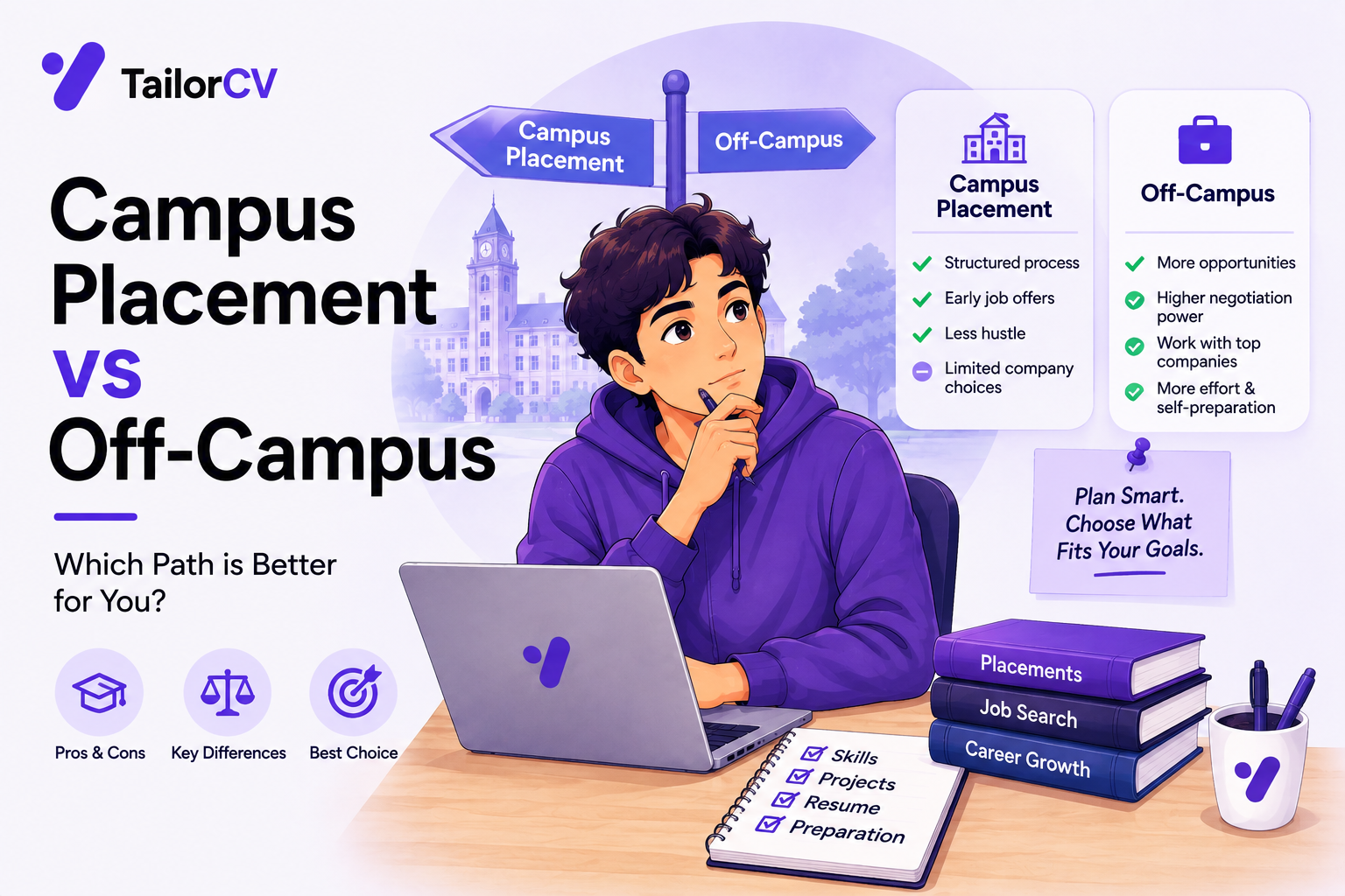 Campus Placement vs Off-Campus Jobs 2026 - Which Route Should You Take?