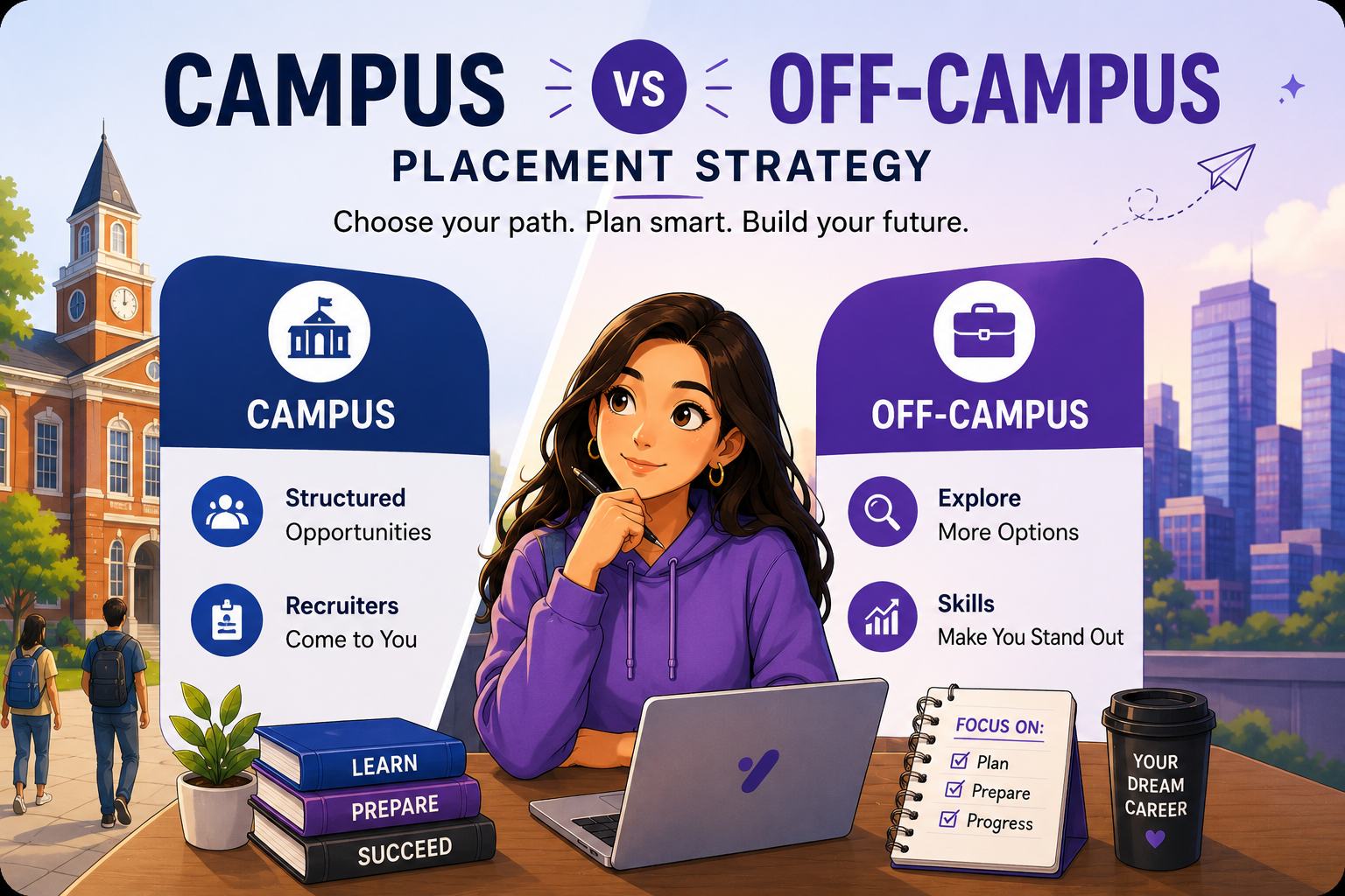 Campus Placement vs Off-Campus Applications - Which to Prioritise and When