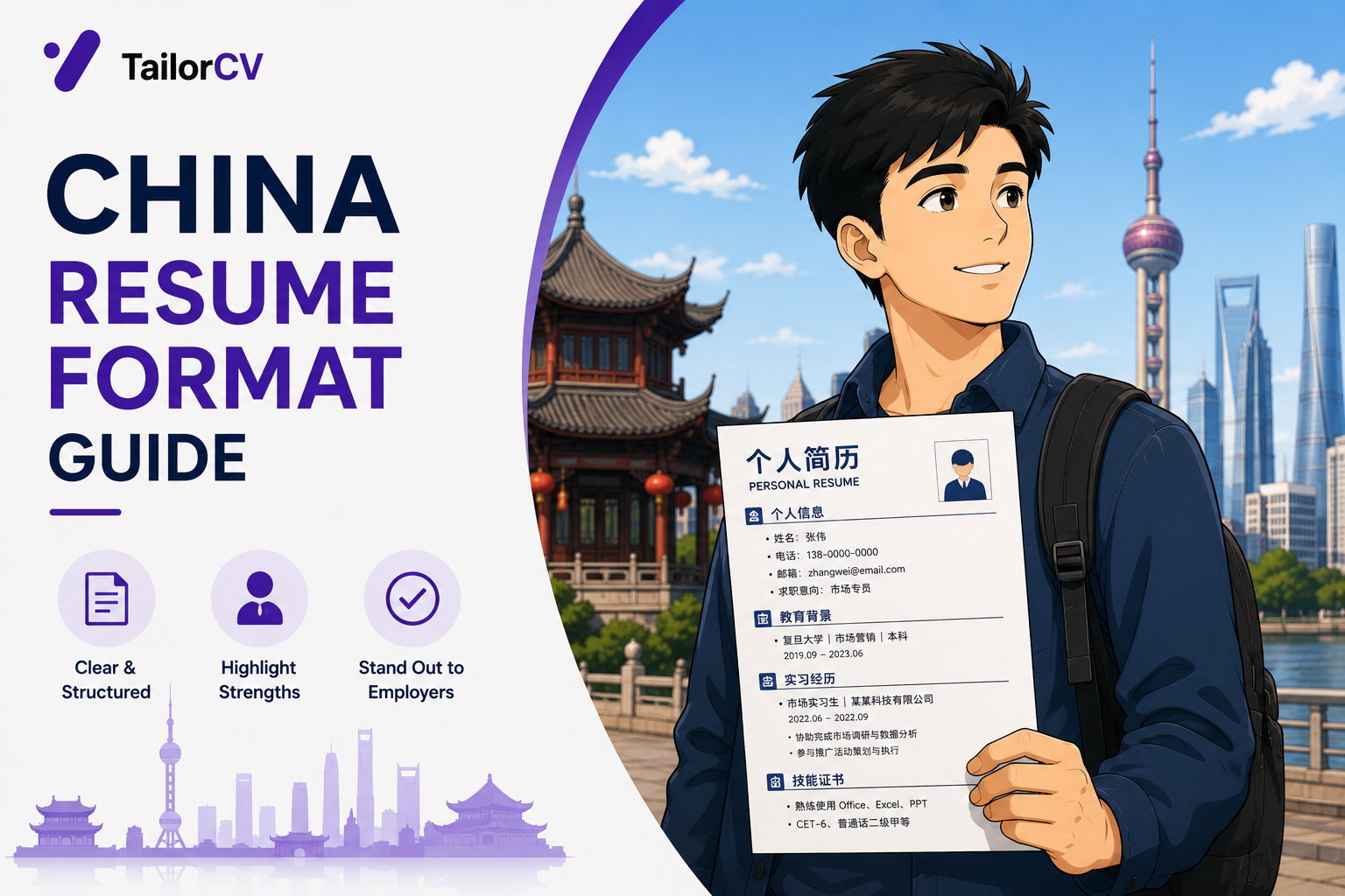 Resume Format for China - What Employers Actually Expect