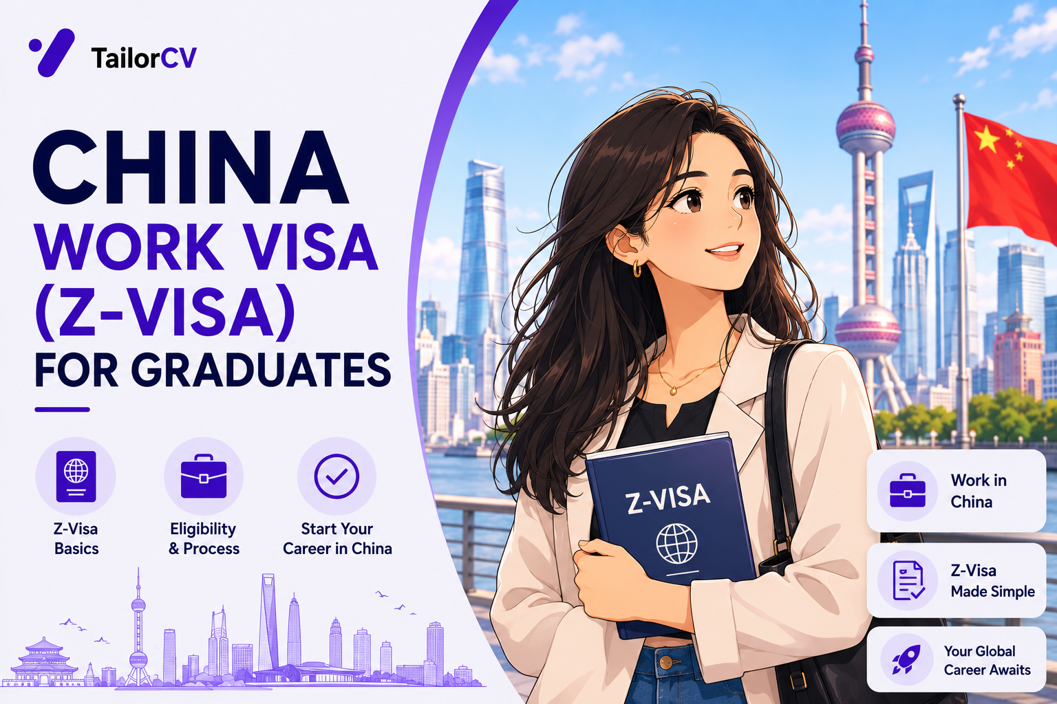 The Z Visa and Work Permit for Graduates in China