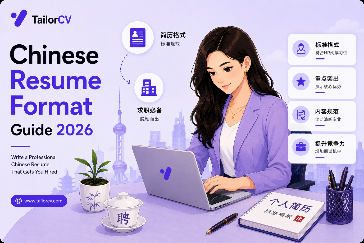 Chinese Resume Format Guide 2026 - How to Write a CV for Jobs in China