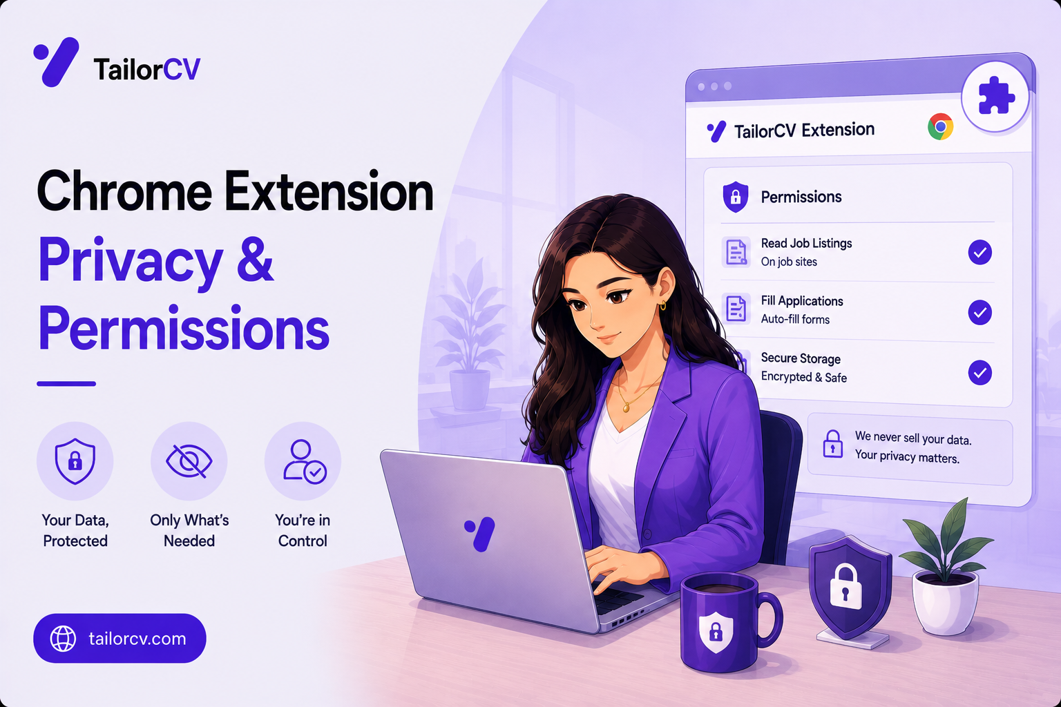What the TailorCV Extension Can and Cannot See