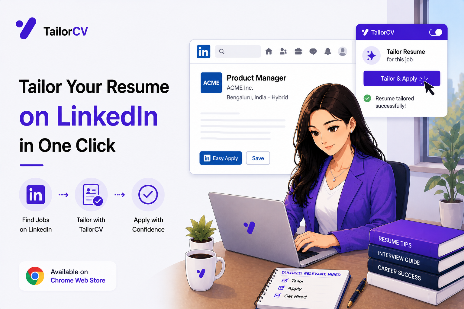 How to Tailor Your Resume on LinkedIn Without Leaving the Job Page