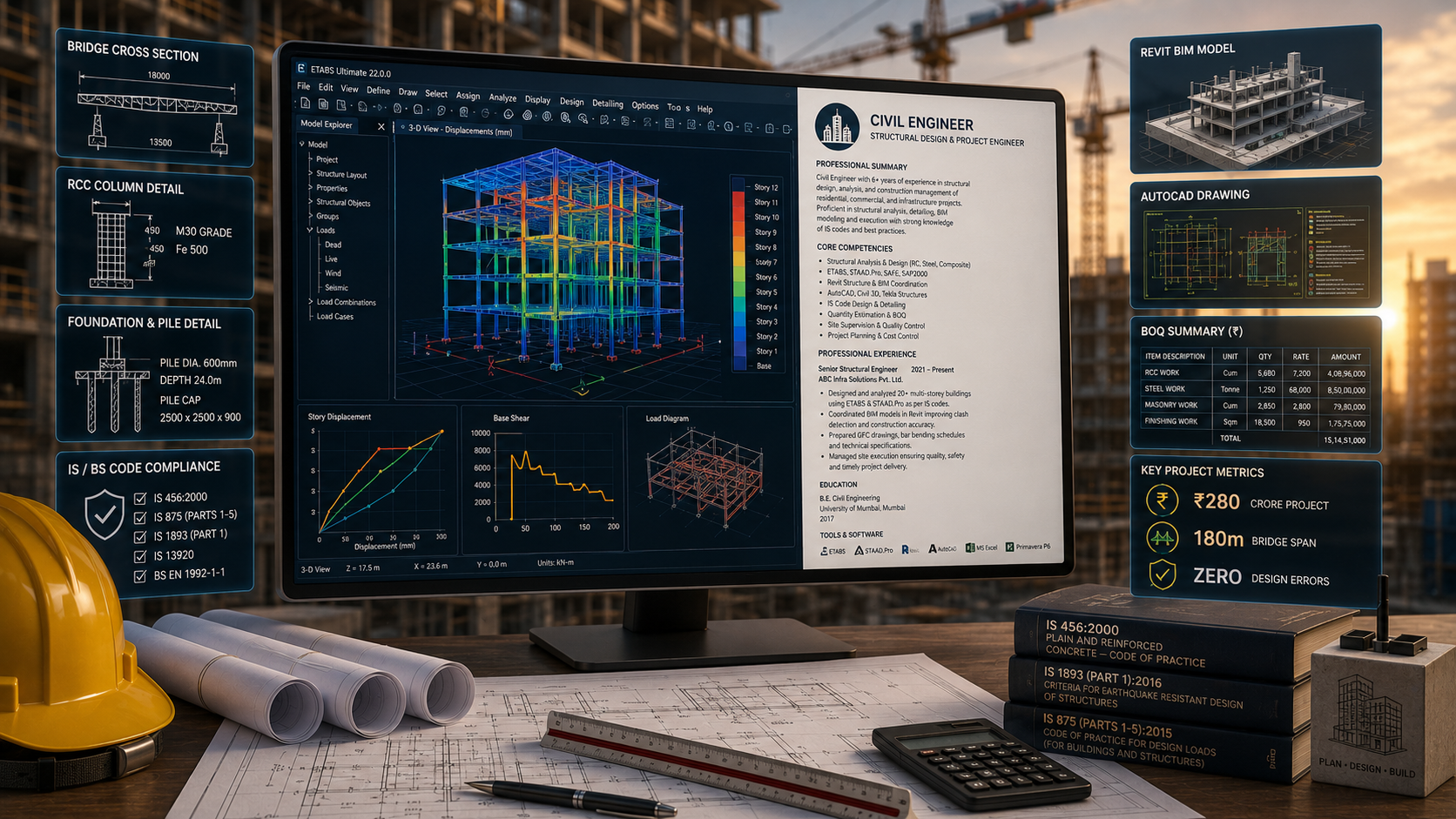 Civil Engineer Resume 2026 — Complete Guide with Examples