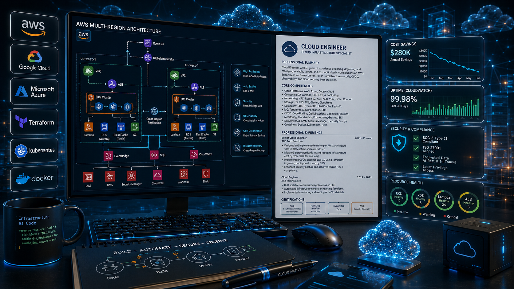 Cloud Engineer Resume 2026 — Complete Guide with Examples
