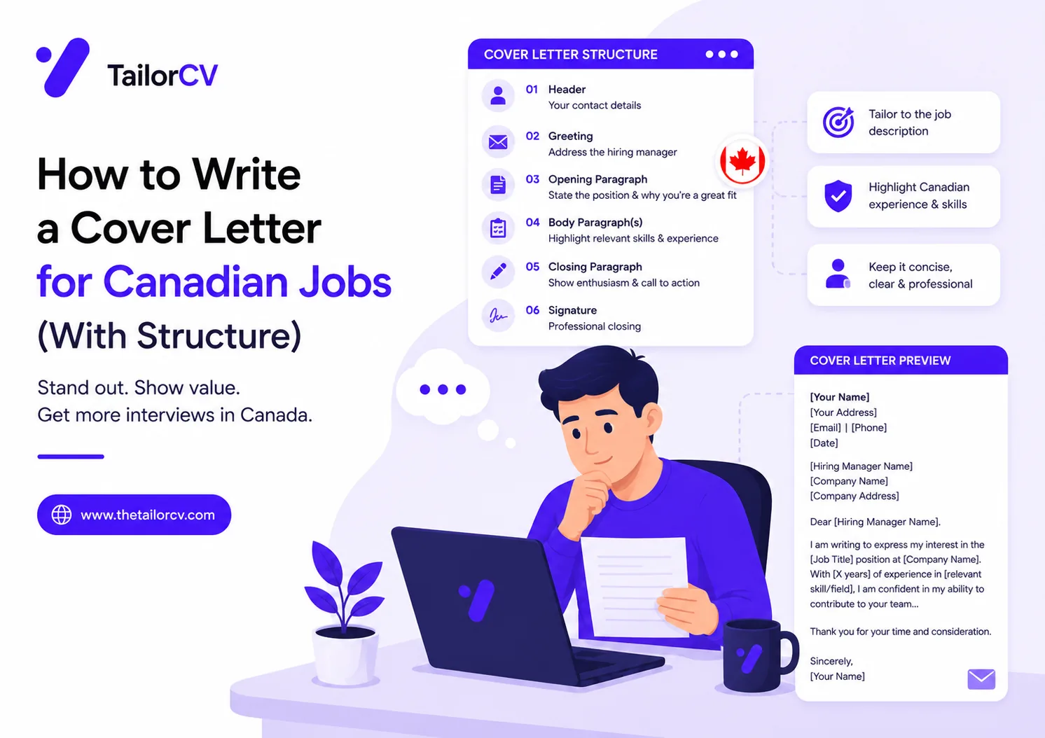 How to Write a Cover Letter for Canadian Jobs (With Structure)