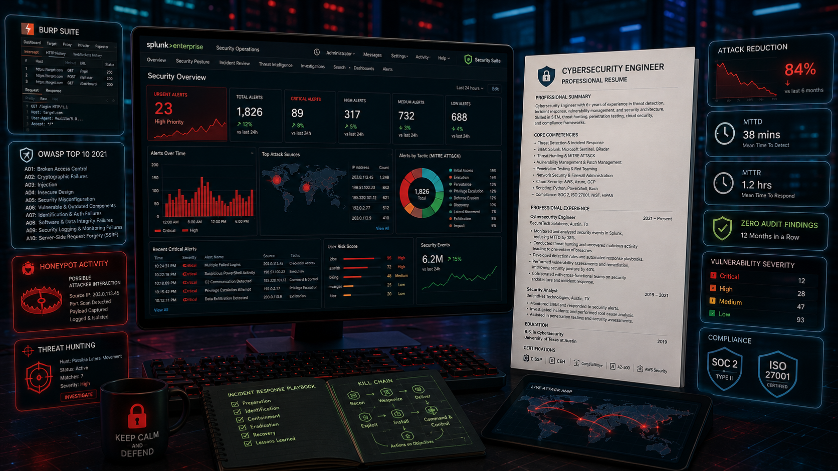 Cybersecurity Engineer Resume 2026 — Complete Guide with Examples