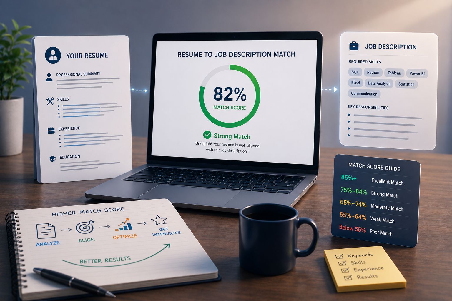 How to Match Your Resume to a Data Analyst Job Description in 2026
