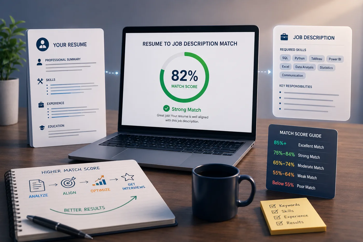 How to Match Your Resume to a Data Analyst Job Description in 2026