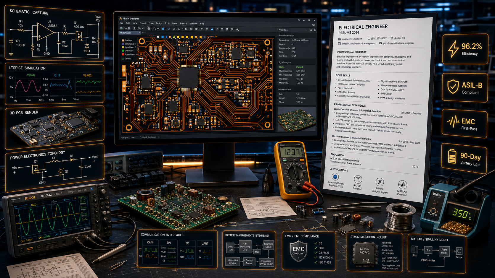 Electrical Engineer Resume 2026 — Complete Guide with Examples