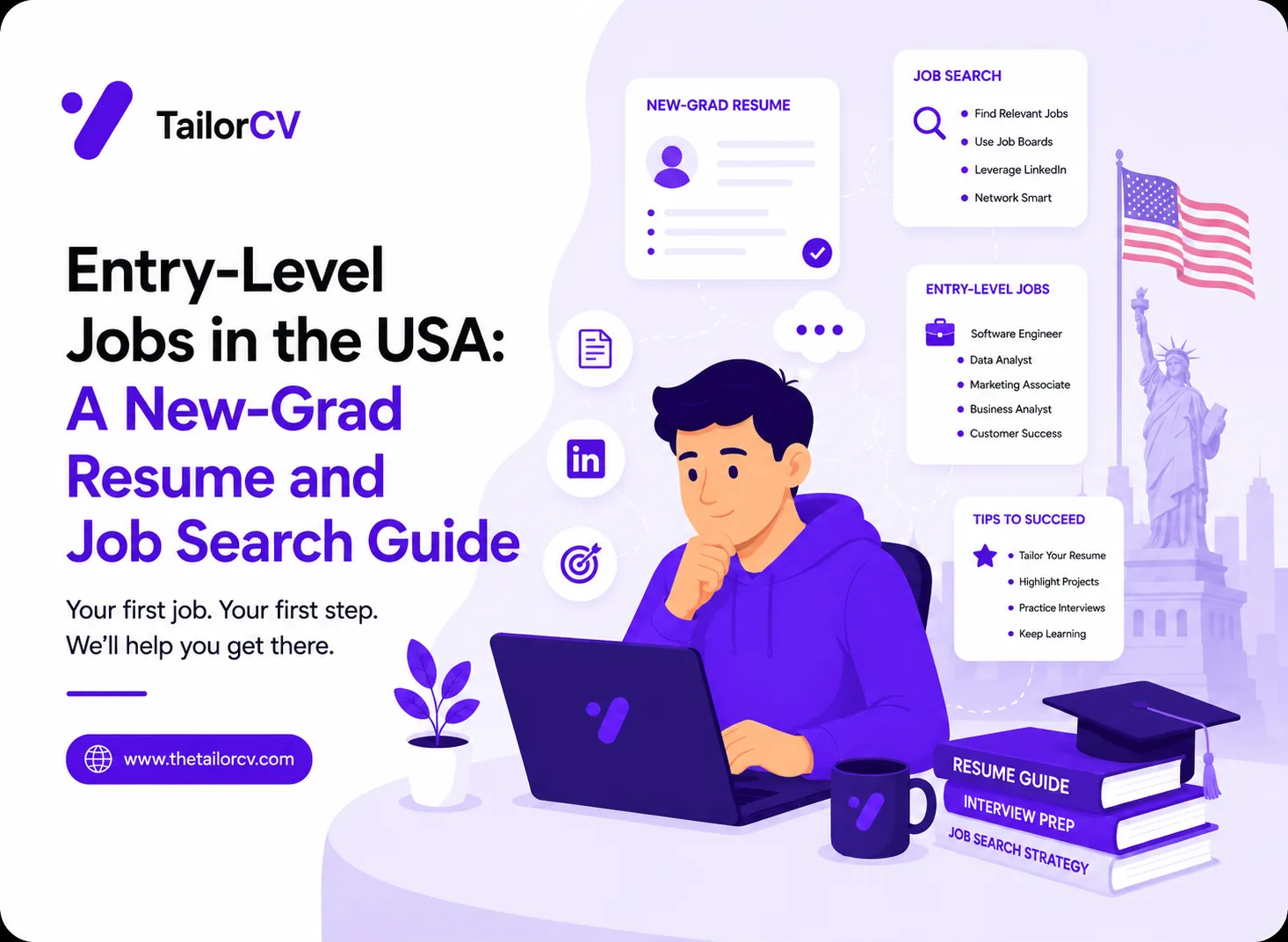 Entry-Level Jobs in the USA: A New-Grad Resume and Job Search Guide