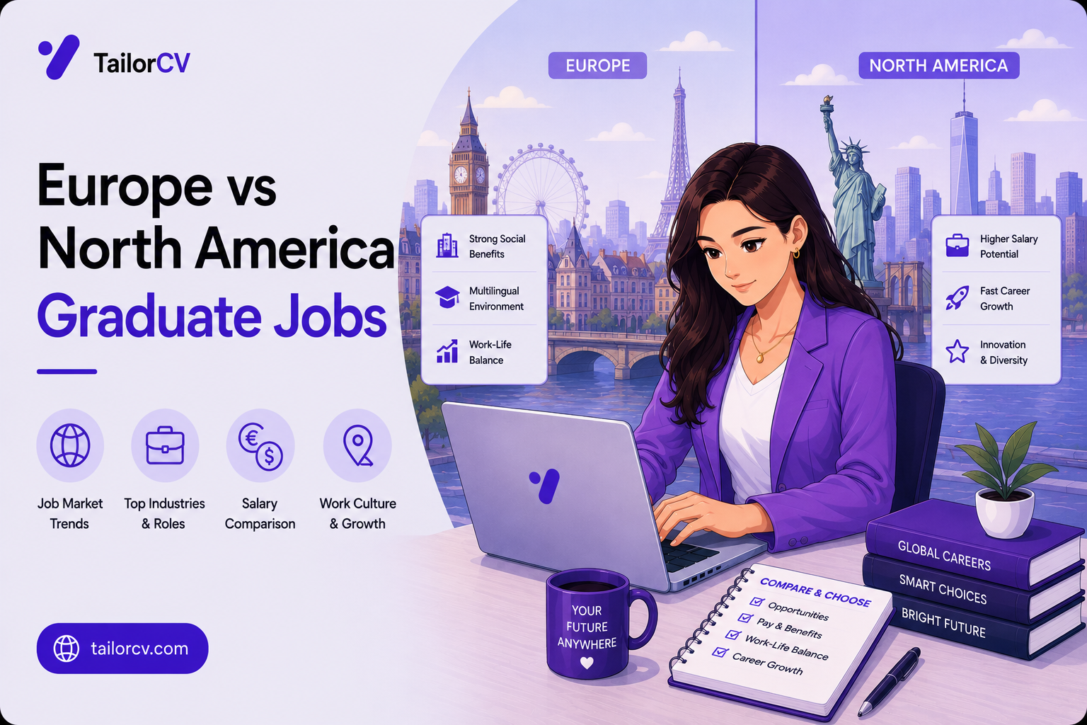 Europe versus North America for Graduate Jobs