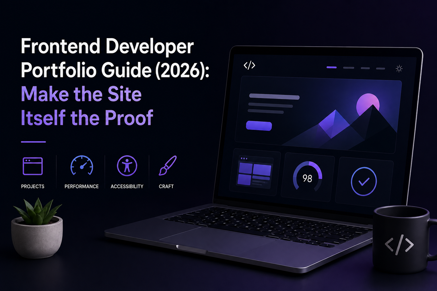 Frontend Developer Portfolio Guide (2026): Make the Site Itself the Proof