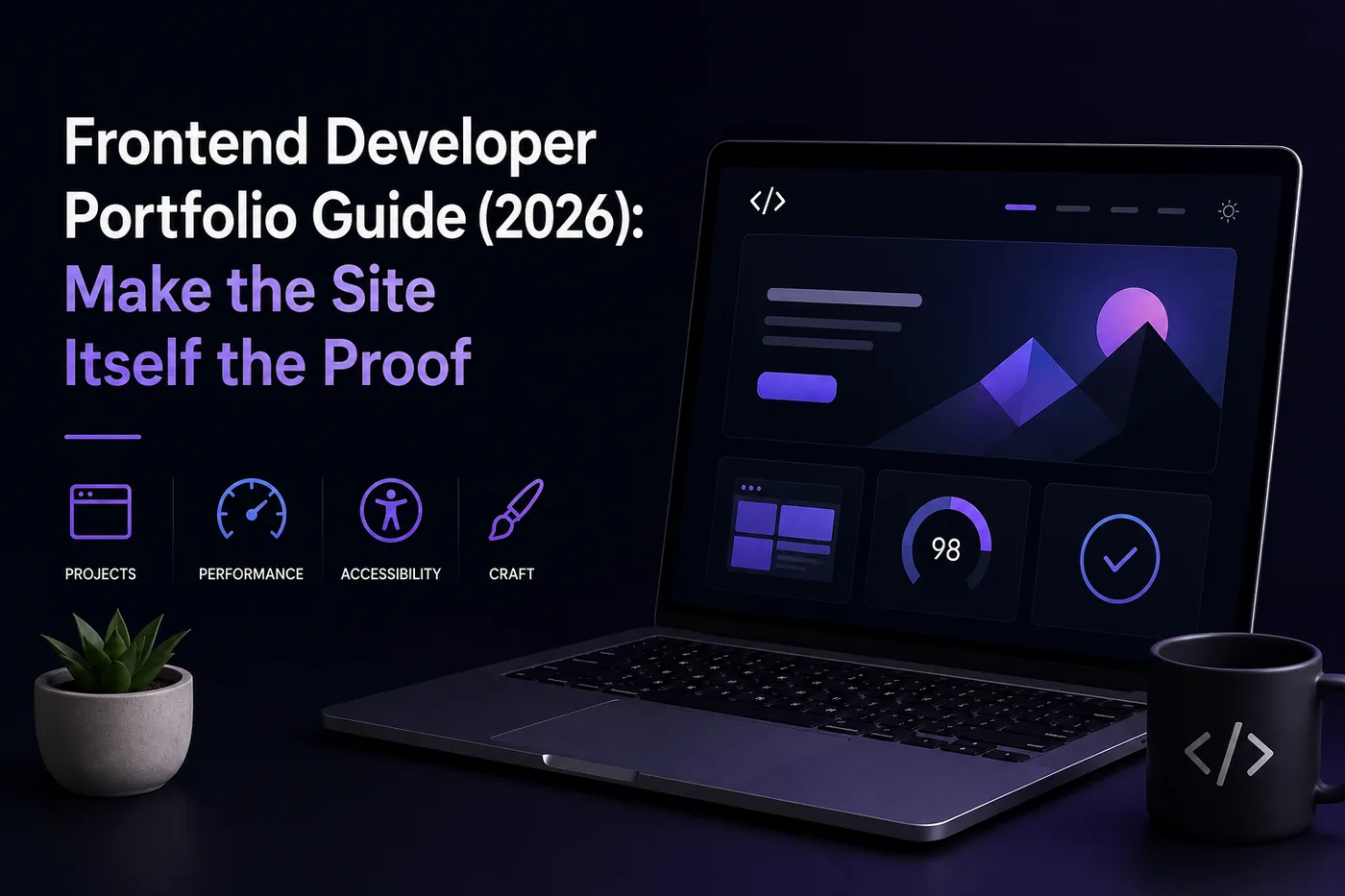 Frontend Developer Portfolio Guide (2026): Make the Site Itself the Proof