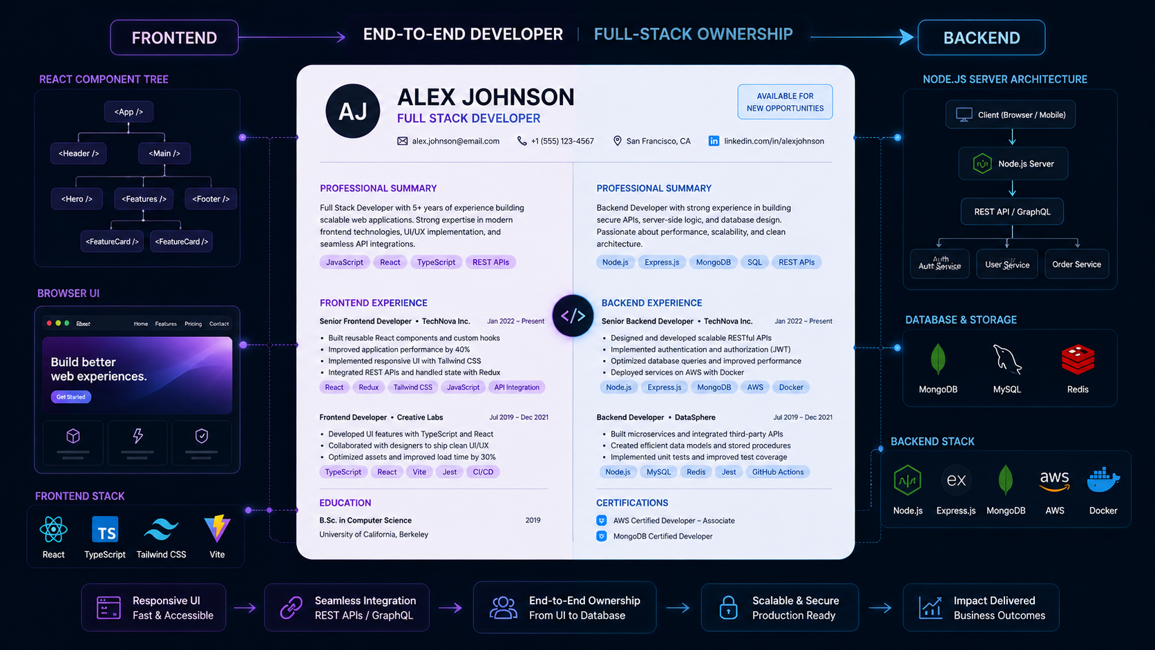 Full Stack Developer Resume 2026 — Complete Guide with Examples