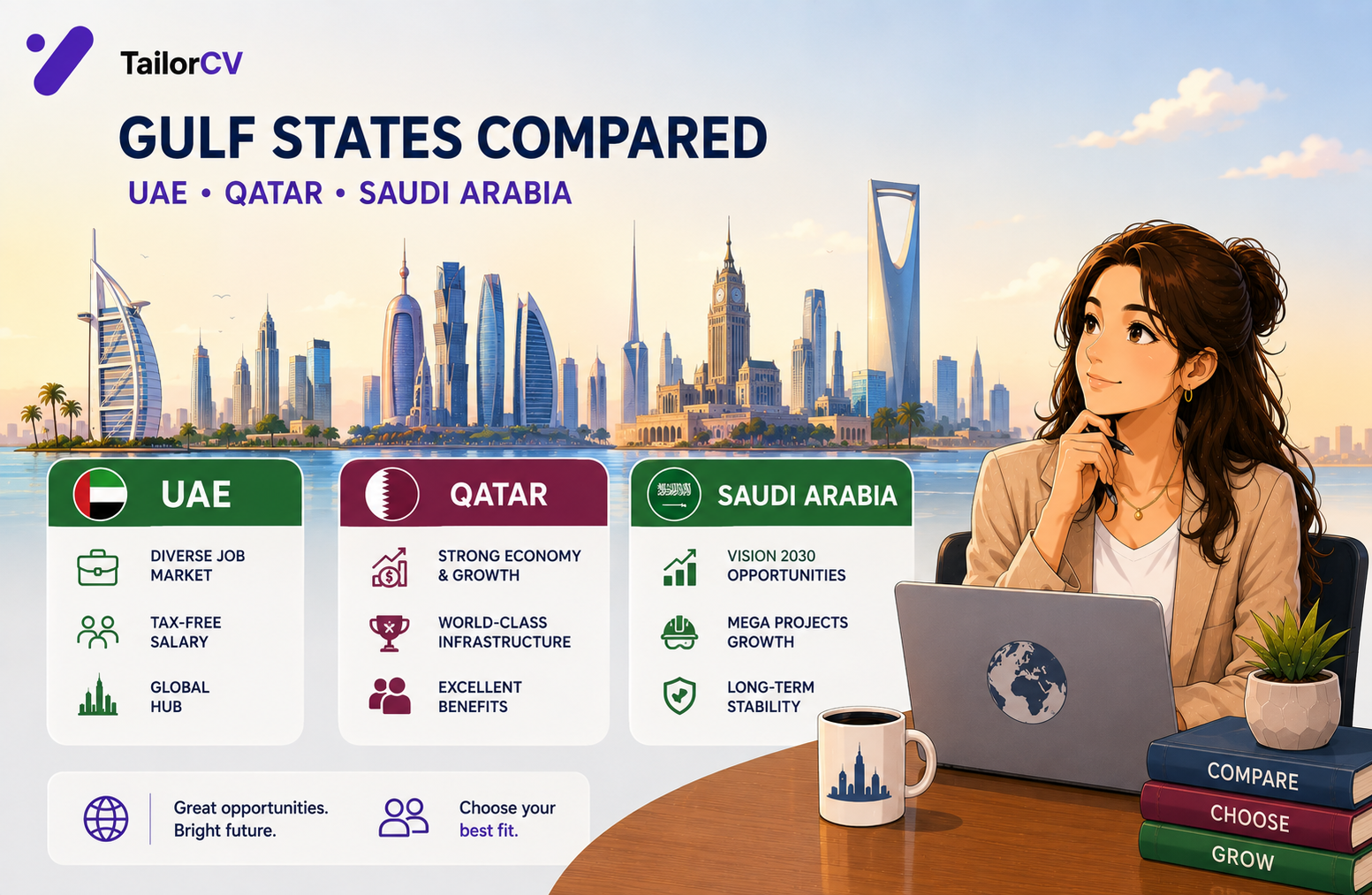 The Gulf States Compared - UAE, Qatar and Saudi Arabia
