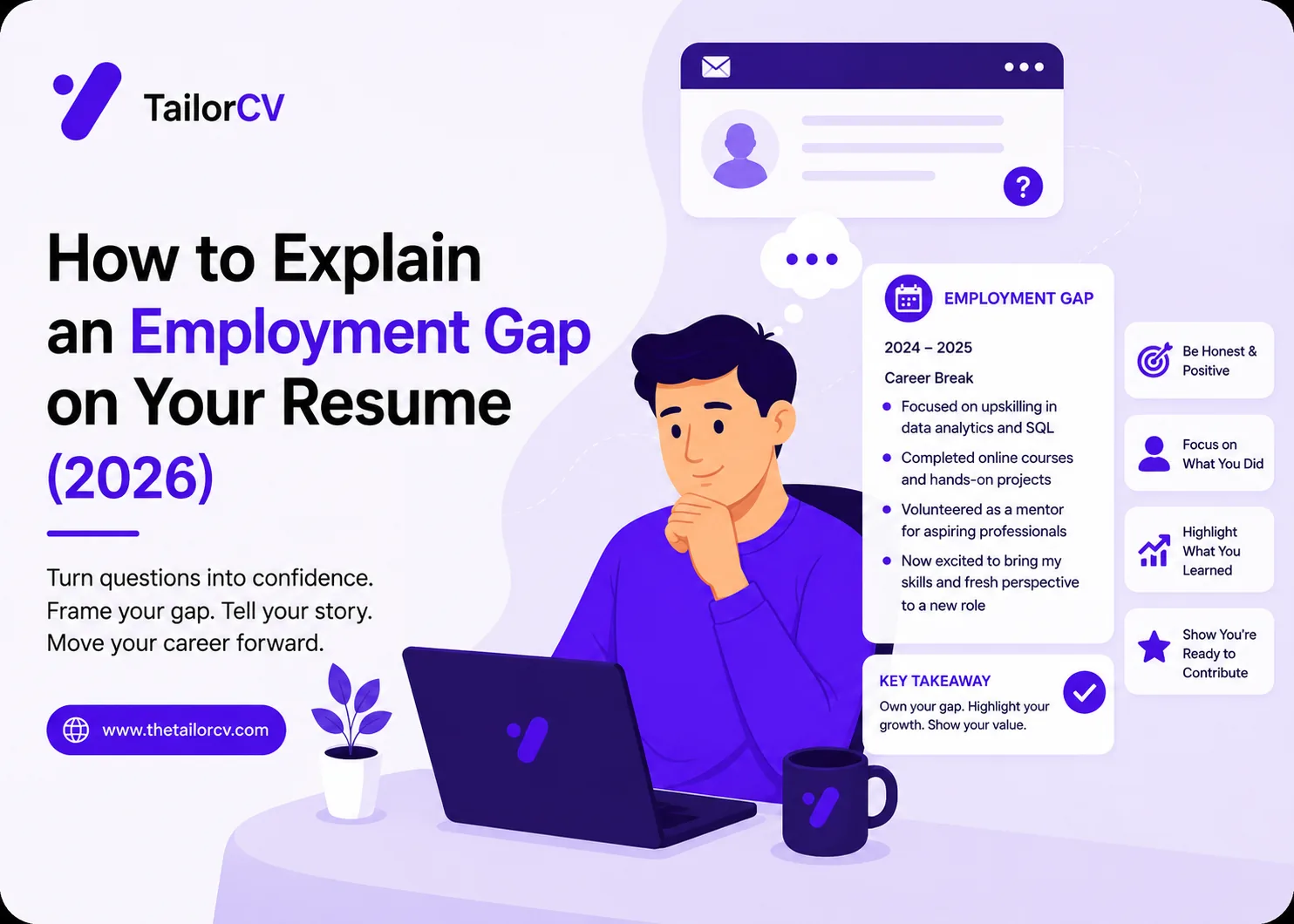 How to Explain an Employment Gap on Your Resume (2026)