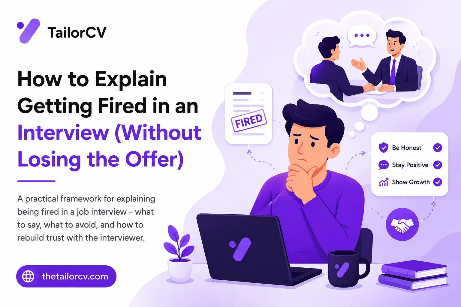 How to Explain Getting Fired in an Interview (Without Losing the Offer)