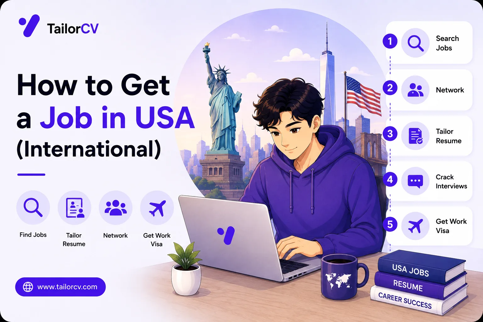 How to Get a Job in the USA as an International Candidate - 2026 Guide