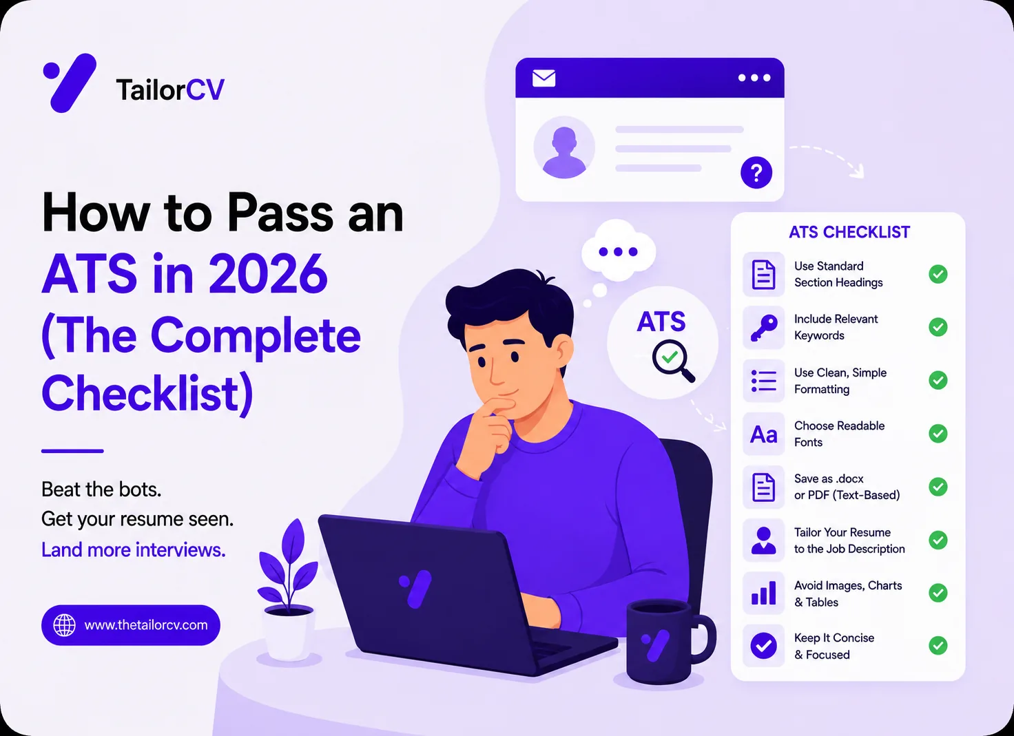 How to Pass an ATS in 2026 (The Complete Checklist)