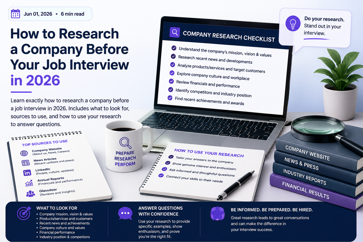 How to Research a Company Before Your Job Interview in 2026