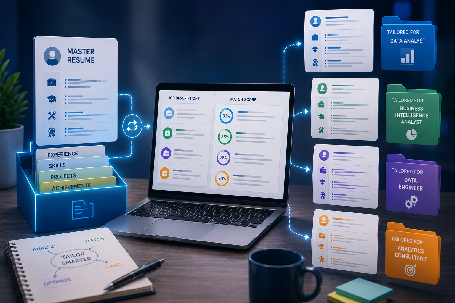 How to Tailor One Resume for Multiple Similar Job Descriptions (2026 Guide)