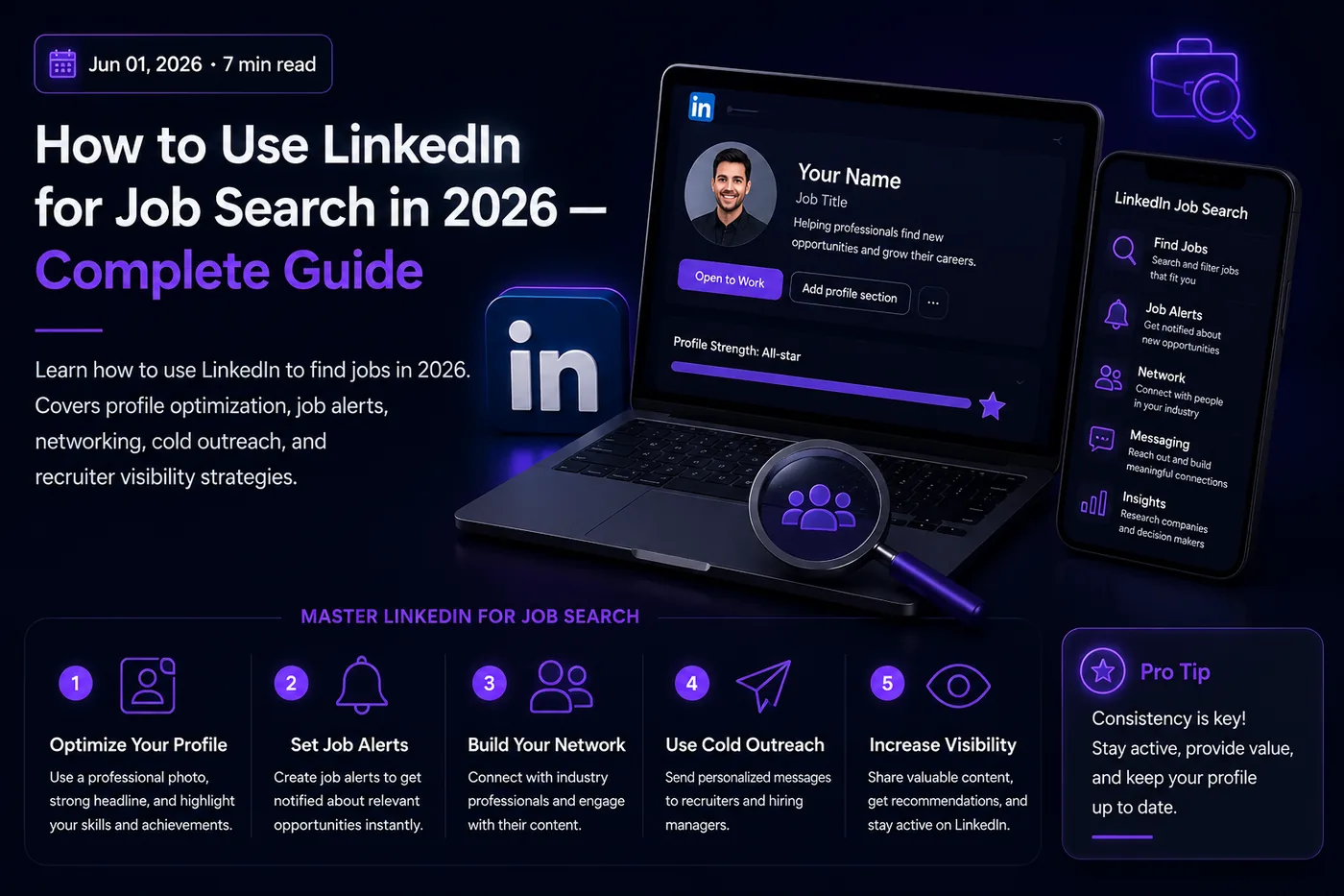 How to Use LinkedIn for Job Search in 2026 - Complete Guide