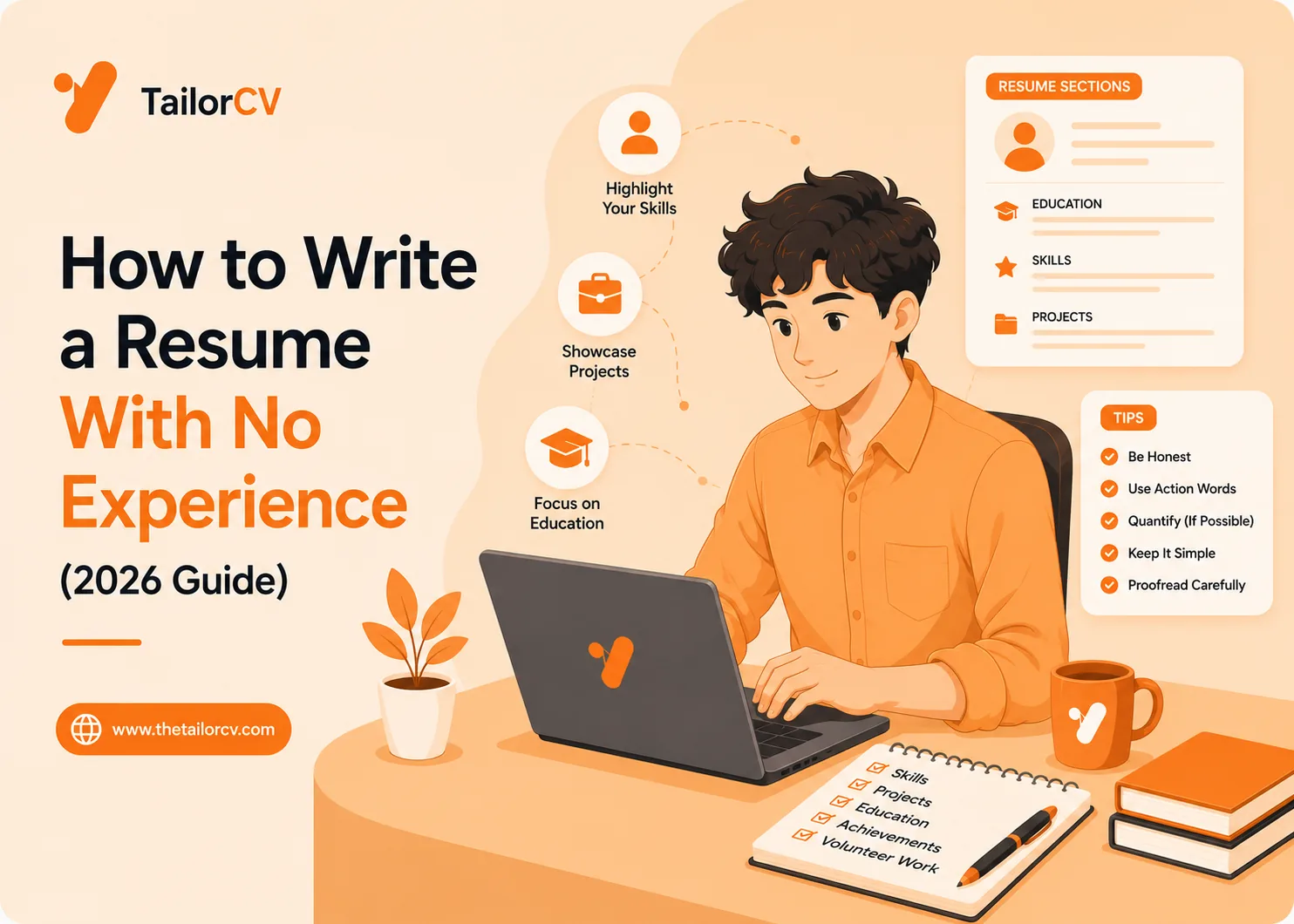 How to Write a Resume With No Experience (2026 Guide)