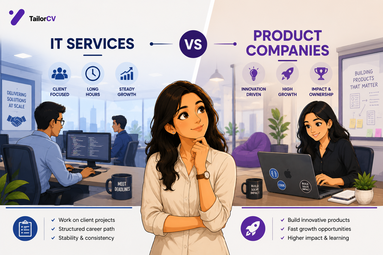 IT Services versus Product Companies in India