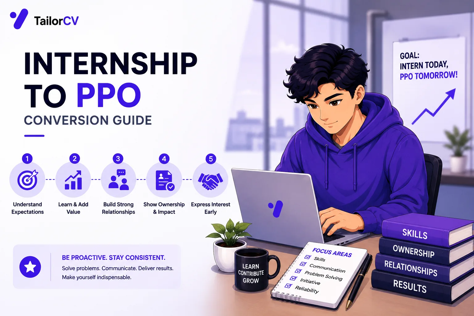 Internship to PPO Conversion Guide 2026 - How to Turn an Internship Into a Job Offer