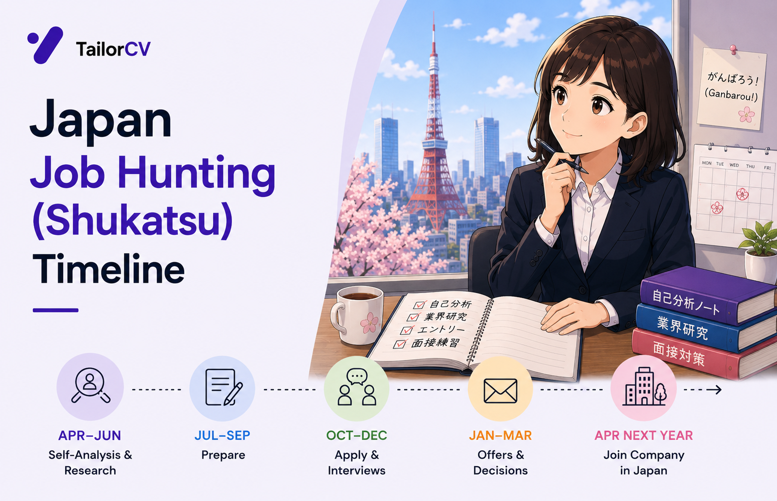 Shūkatsu - The Japanese Job Hunting Timeline