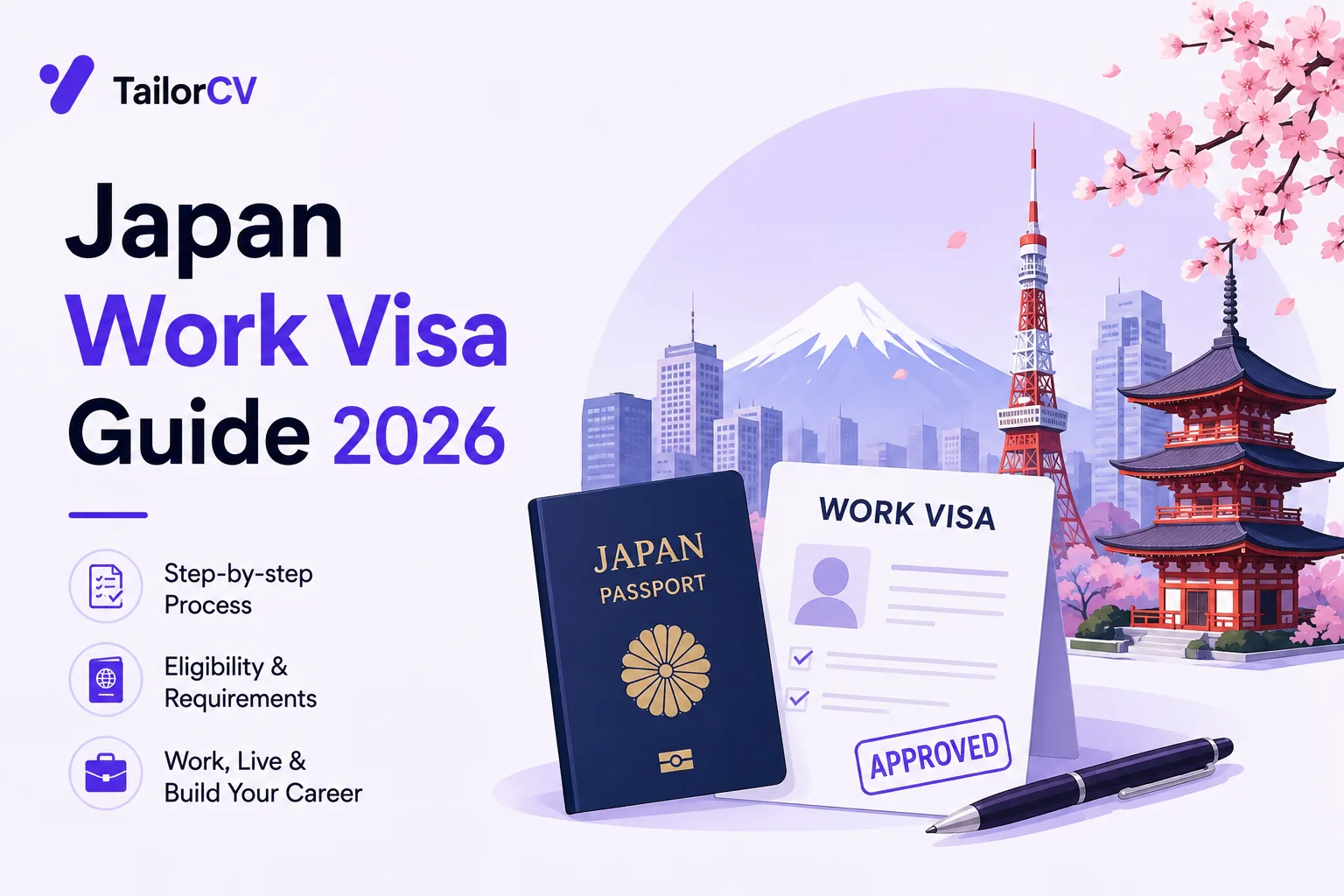 Japan Work Visa Guide 2026 - Status of Residence, CoE, and the Process
