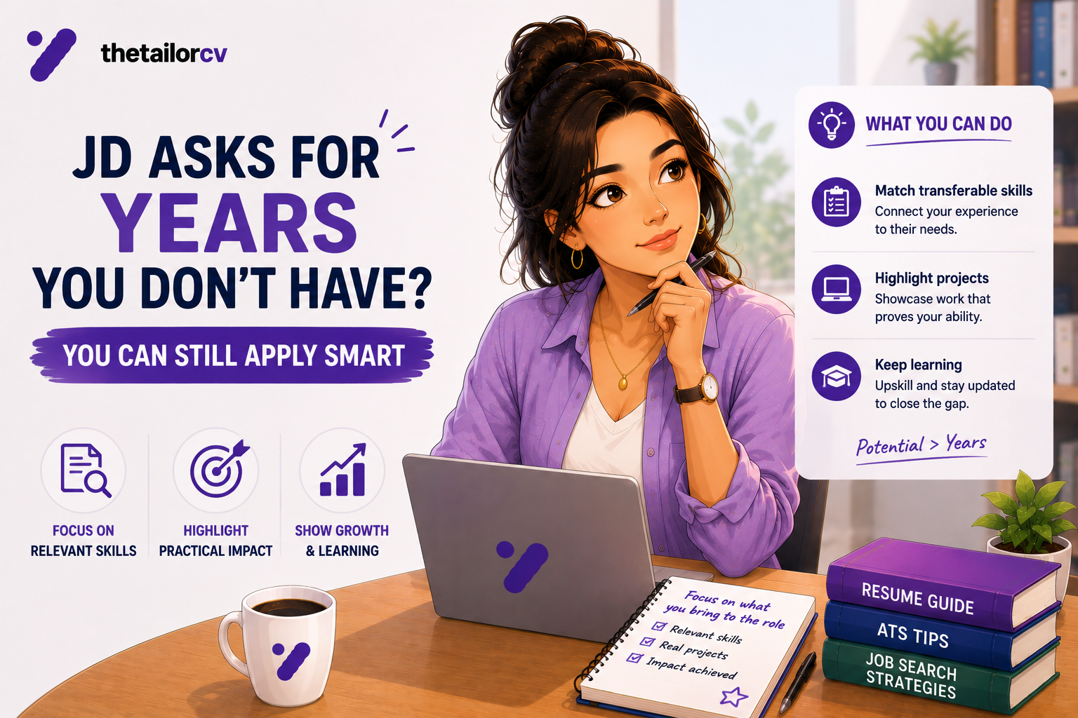 JD Asks for More Years of Experience Than You Have? Here's What to Do