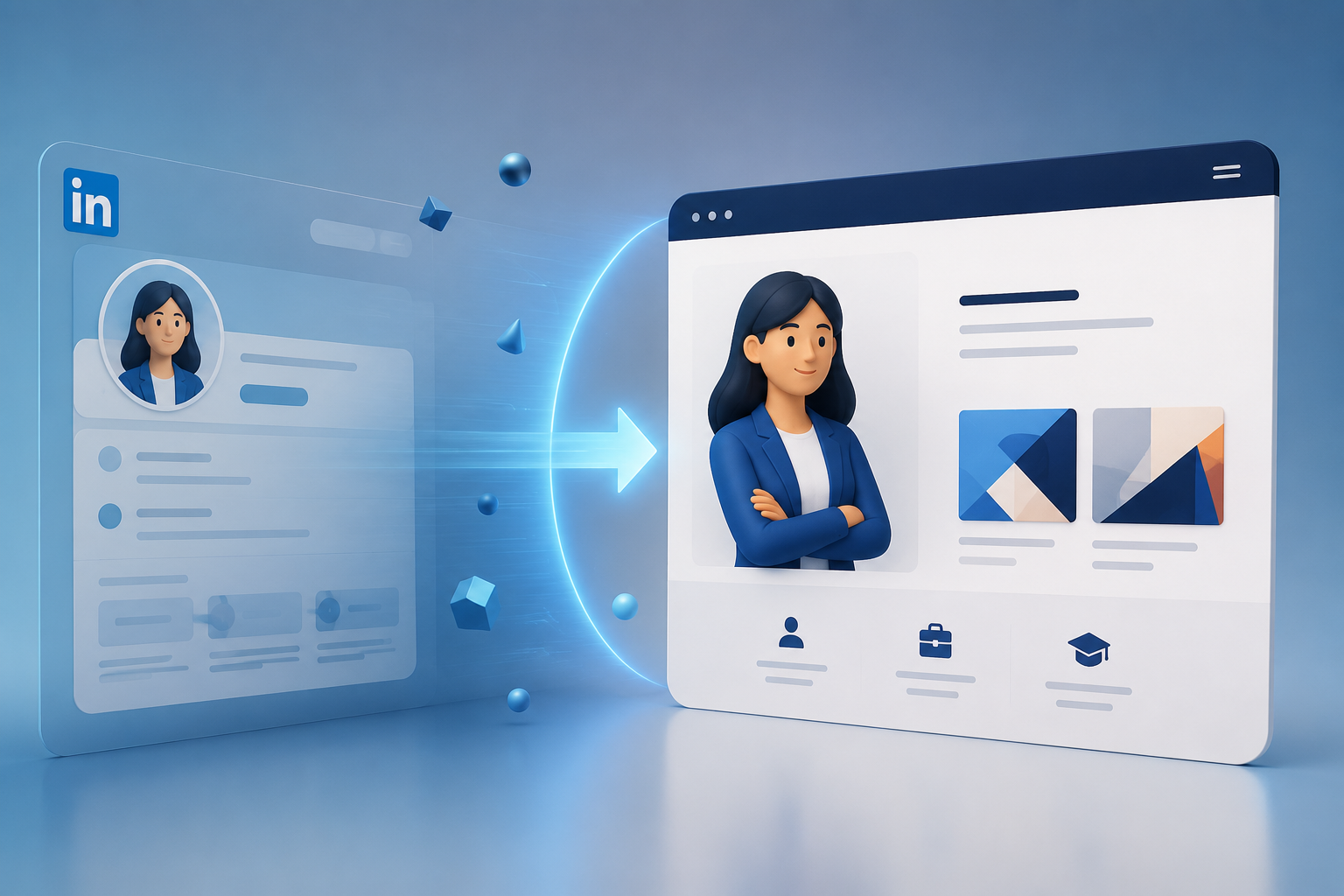 How to Turn Your LinkedIn Profile Into a Portfolio Website