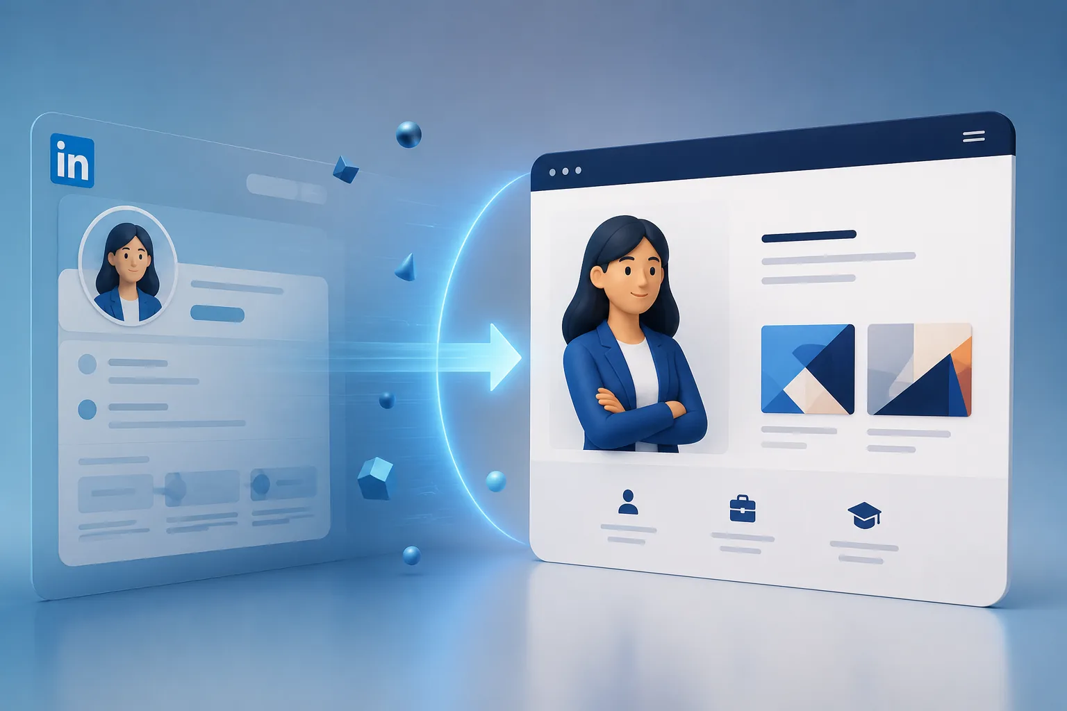 How to Turn Your LinkedIn Profile Into a Portfolio Website