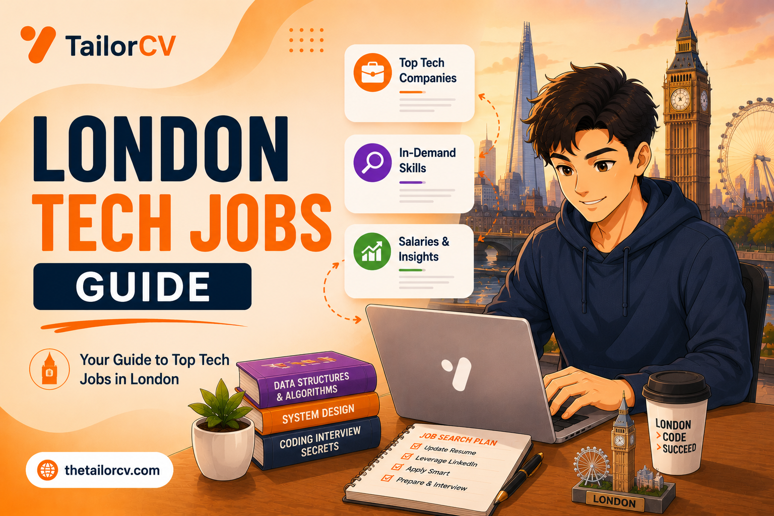 London Tech Jobs Guide 2026 - Market, Salaries, Hiring Process, and How to Get In