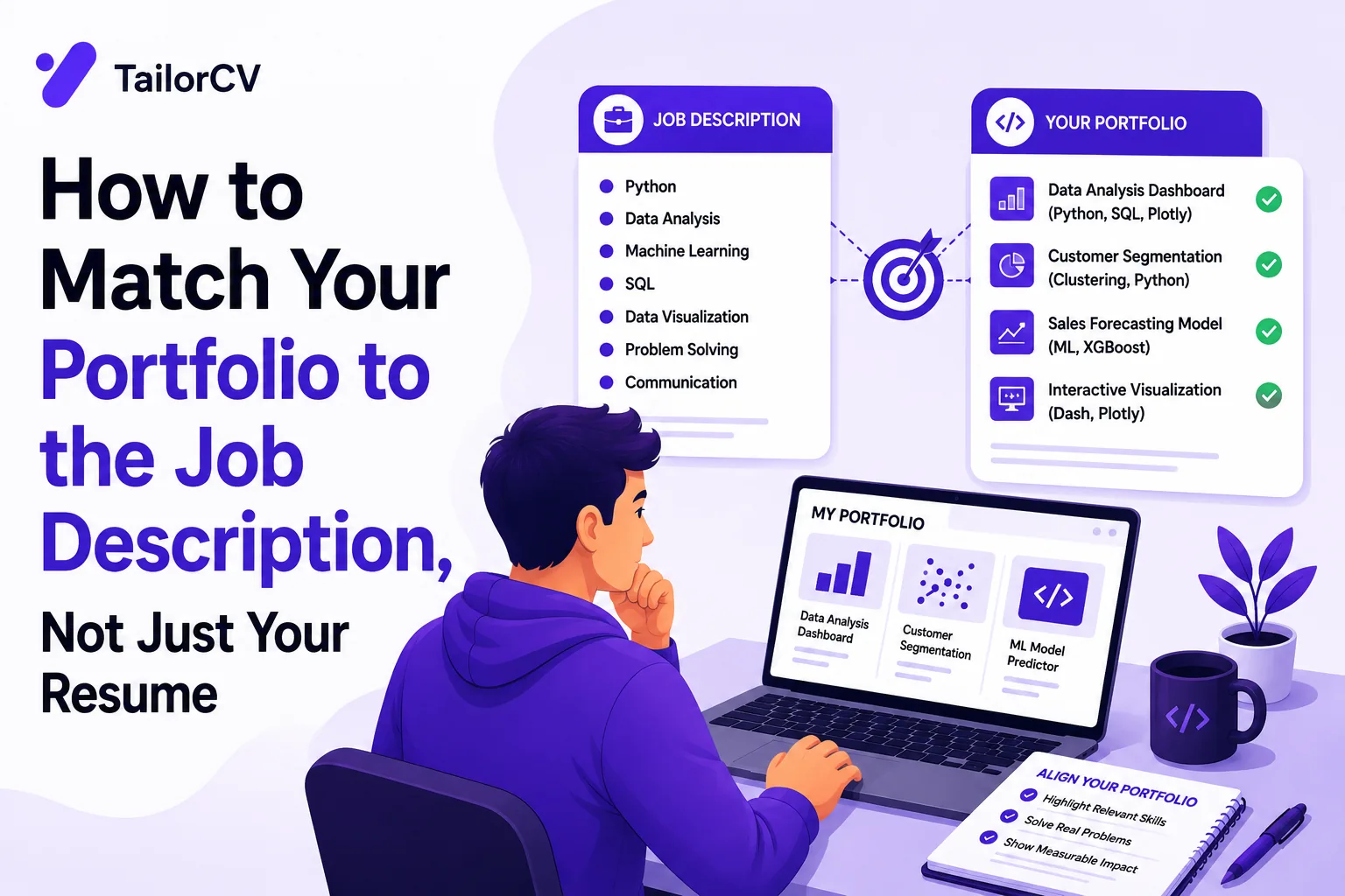 How to Match Your Portfolio to the Job Description (Not Just Your Resume)