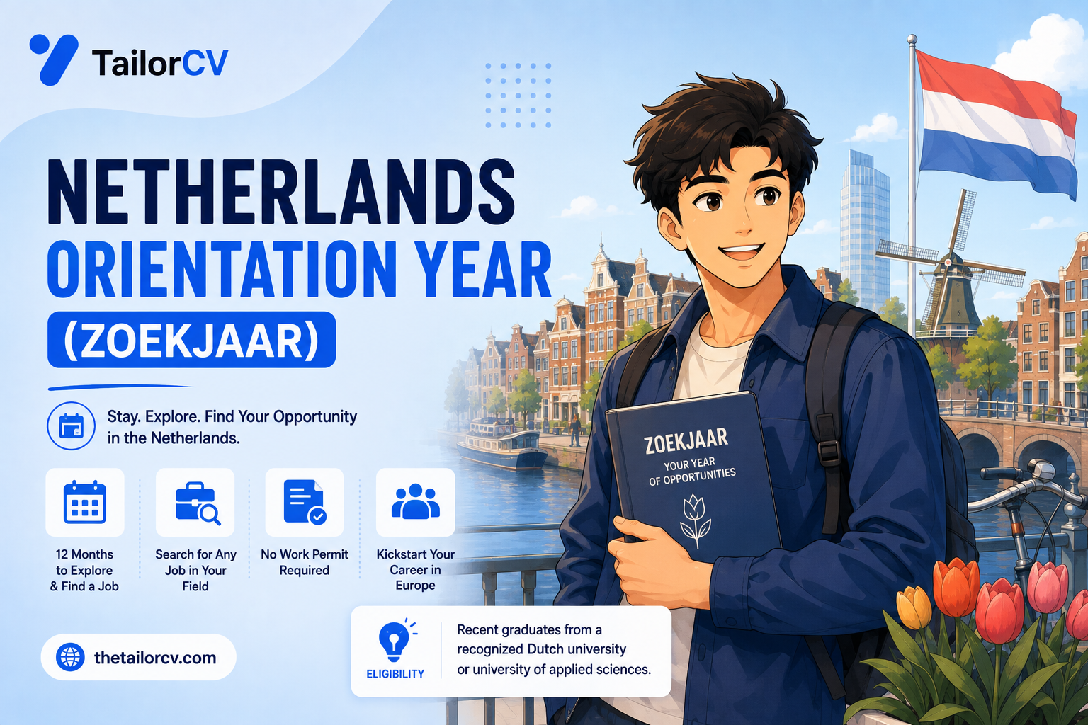 The Dutch Orientation Year Visa - A Year to Find Work