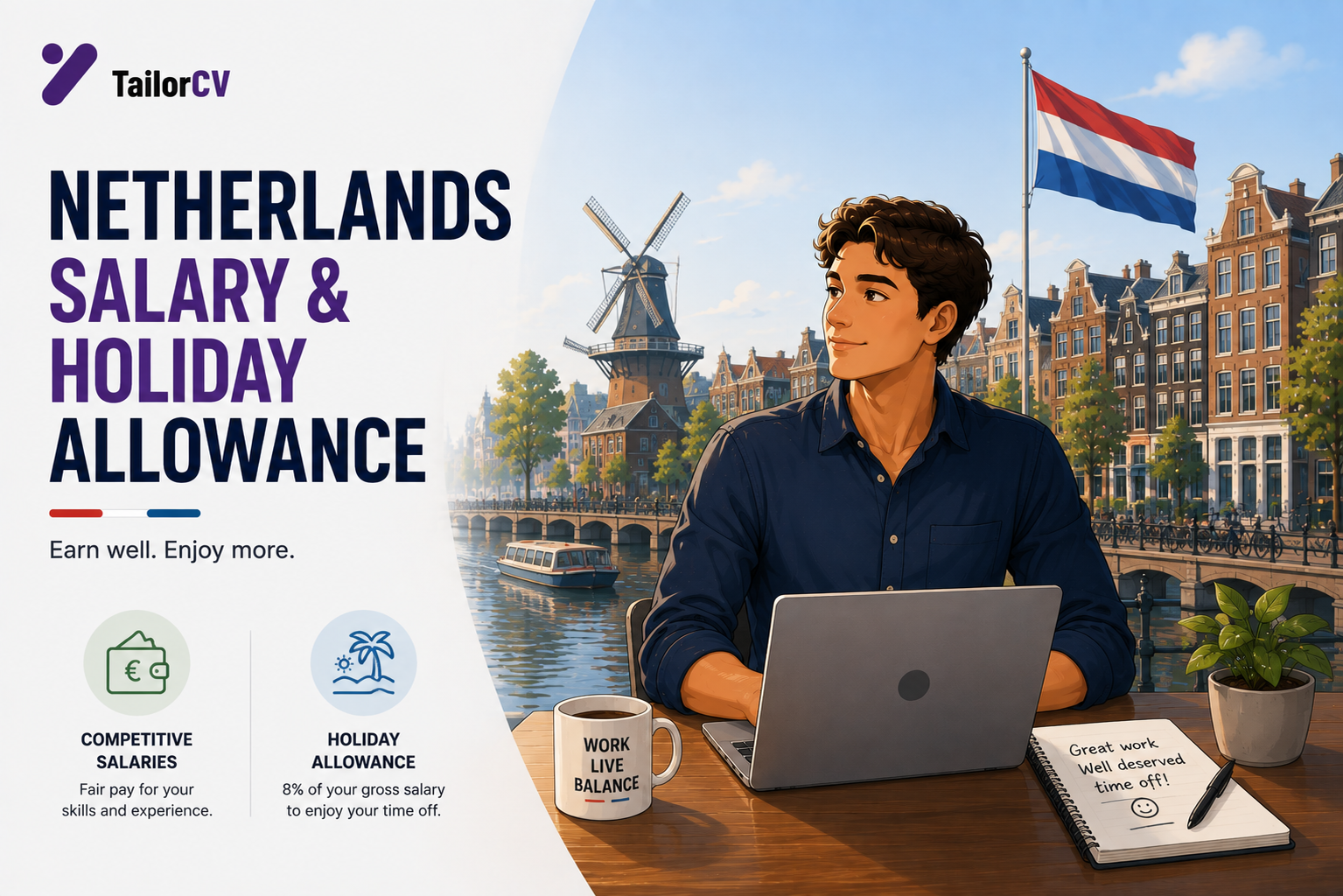 Dutch Salary, Holiday Allowance and What You Actually Take Home
