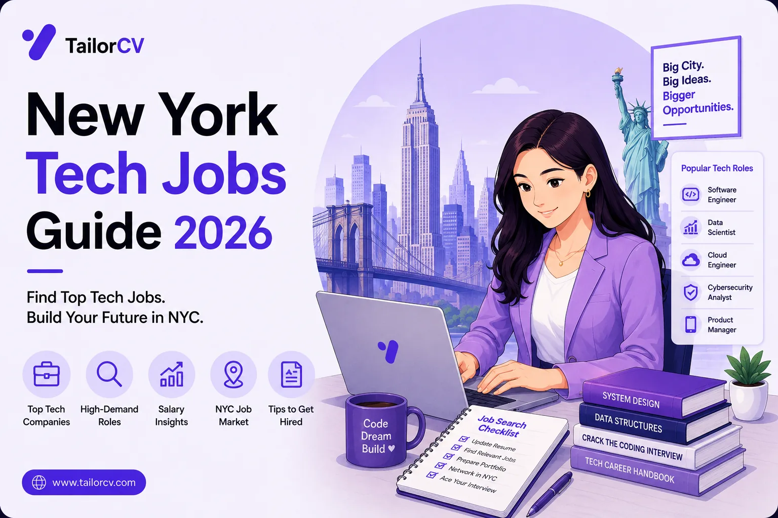 New York Tech Jobs Guide 2026 - Finance, Media, and Startups