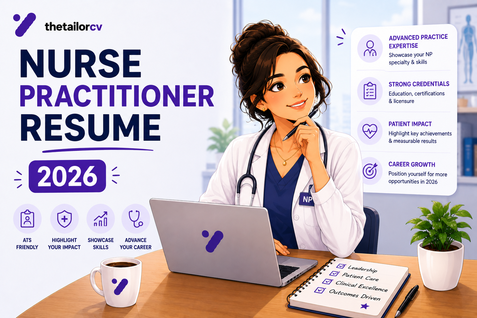 Nurse Practitioner Resume 2026 - Complete Guide with Examples