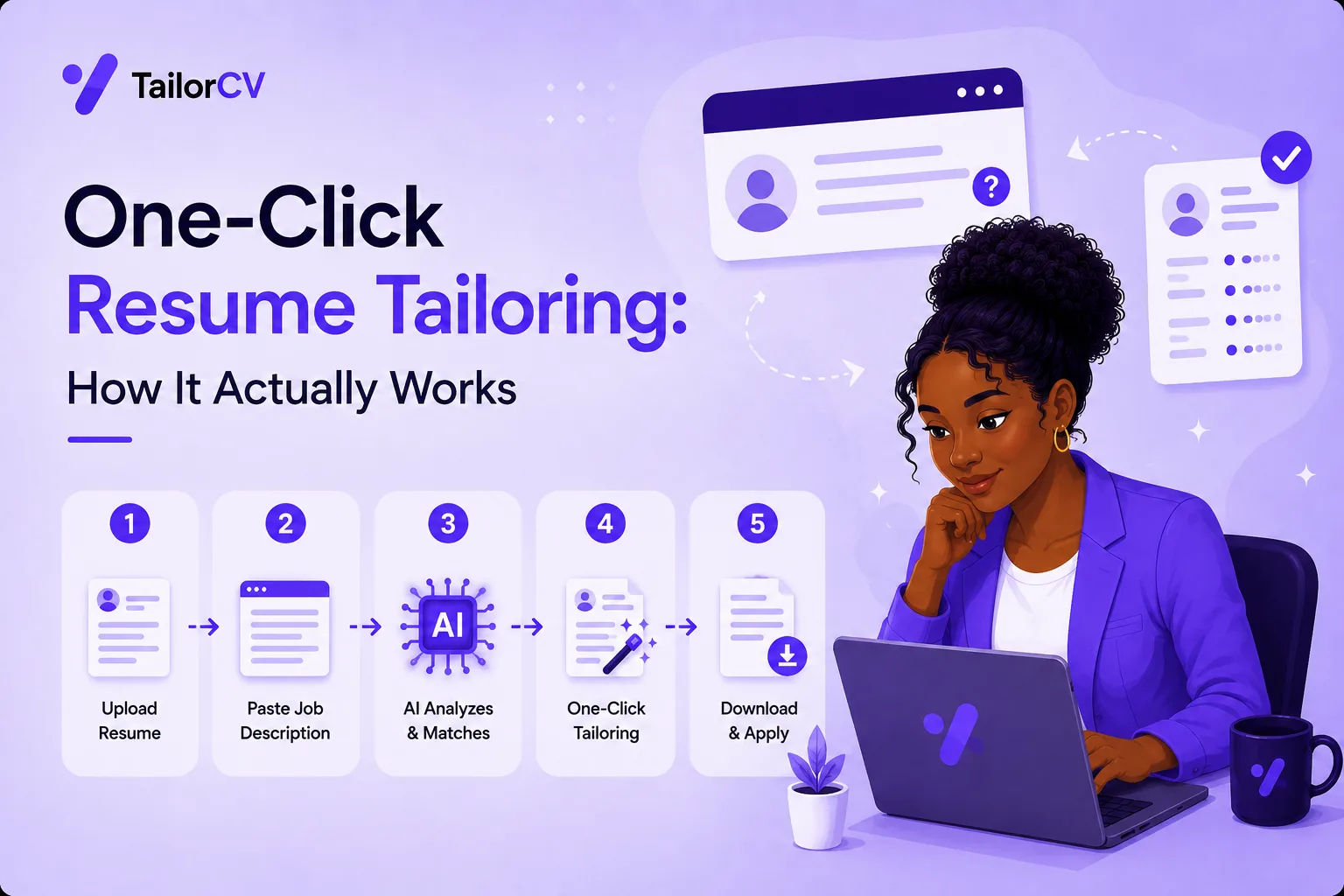 One-Click Resume Tailoring: How It Actually Works (2026)